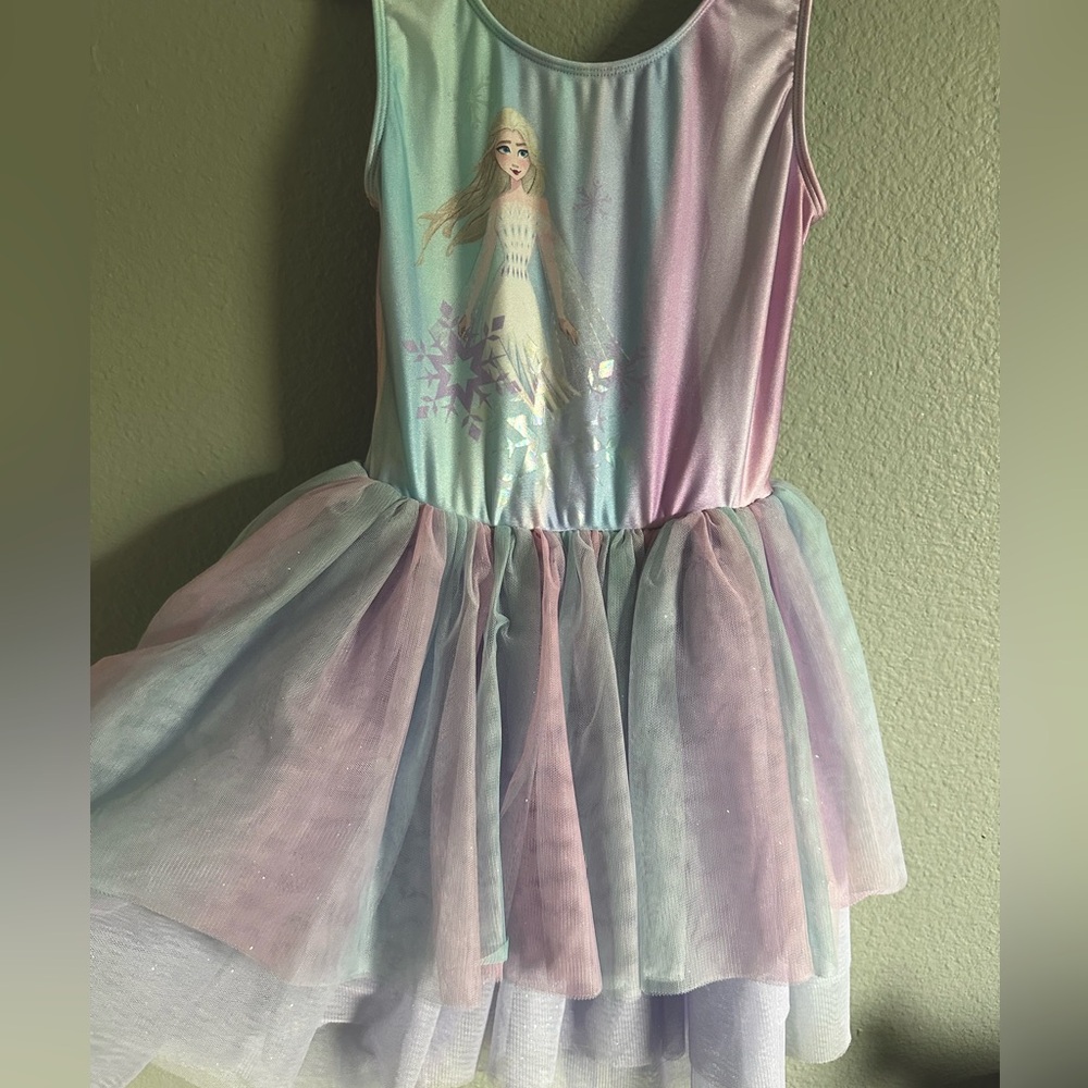 Elsa tutu dress
